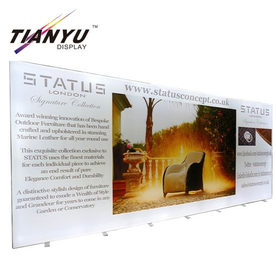 Caja de luz de alta calidad sin marco modular Tela LED para hacer publicidad