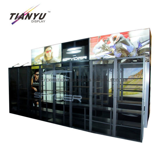 10FT Tela de pared de aluminio Exposición Comercial China Material de exposiciones stand de diseño