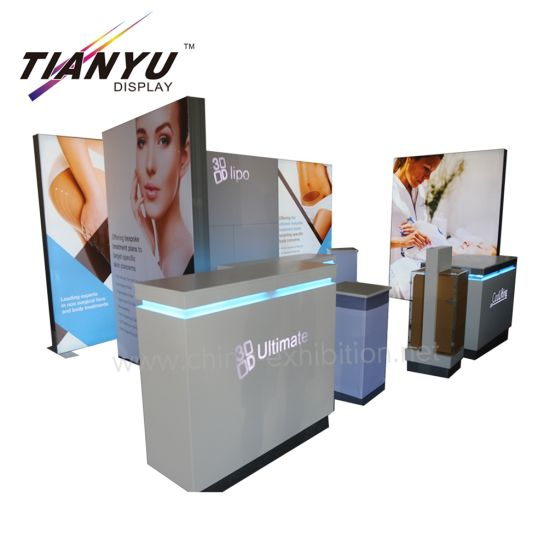 Diferentes Tipos forma especial diseño flexible Exposición Comercial Proveedor 3X6 en Jiangmen