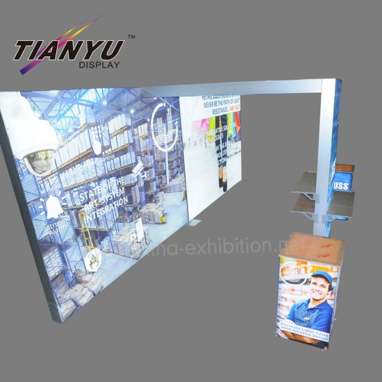 Tian Yu ofrecen dos laterales de aluminio abierto Exposición Comercial para Mostrar luces LED