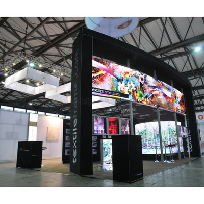 Exposición de la venta caliente stand Curva 4 por 9 Expo Feria Display
