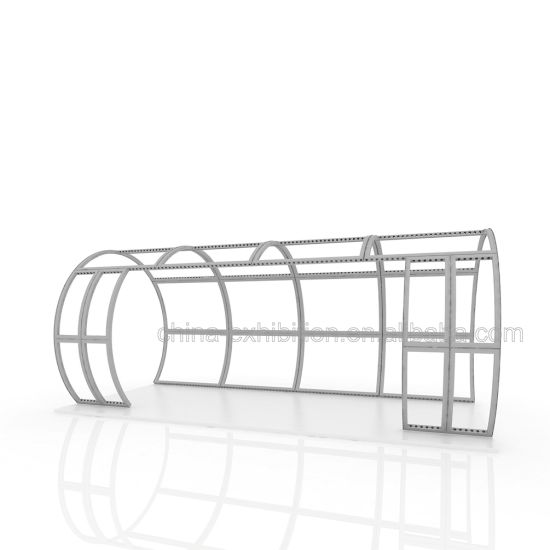 Arco de aluminio de 10 por 20 pies (3 metros) por 6 Arco de exposiciones stand de diseño del soporte para la feria