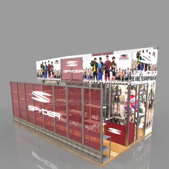 4x8m Stands Ferias fácil de montar modular portátil de encargo de exposiciones stand de diseño