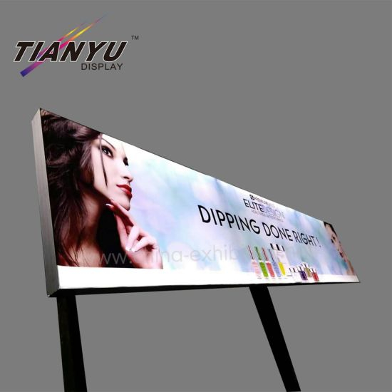 Marco de la mesa de luz LED de publicidad exterior Publicidad Tela Tela caja de luz LED Perfil