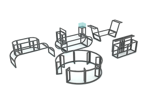 Diferentes tipos Forma de visualización y muebles