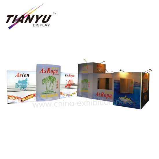 Tian Yu ofrecen comida Feria Exposición 7X8 cabina Display System stand de comercio justo