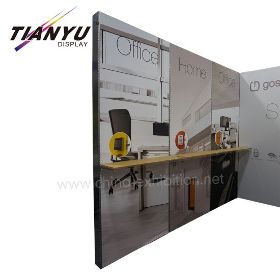 Tian Yu Oferta de aluminio portable 10X10FT Exposición Stand con un lado abierto