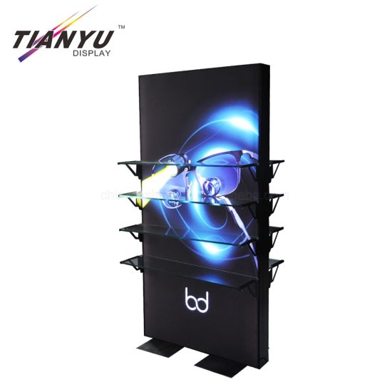 Tianyu Publicidad Caja de luz de tela al por menor en el stand de la feria