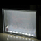 Perfil Negro de encargo del color de aluminio de silicona Caja de luz perimetral para la exhibición de LED